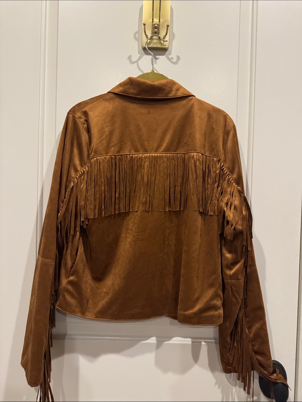 NWT Women's Western Fringe Faux Suede Fashion Jacket - Universal Thread™ Sz S - Picture 5 of 9